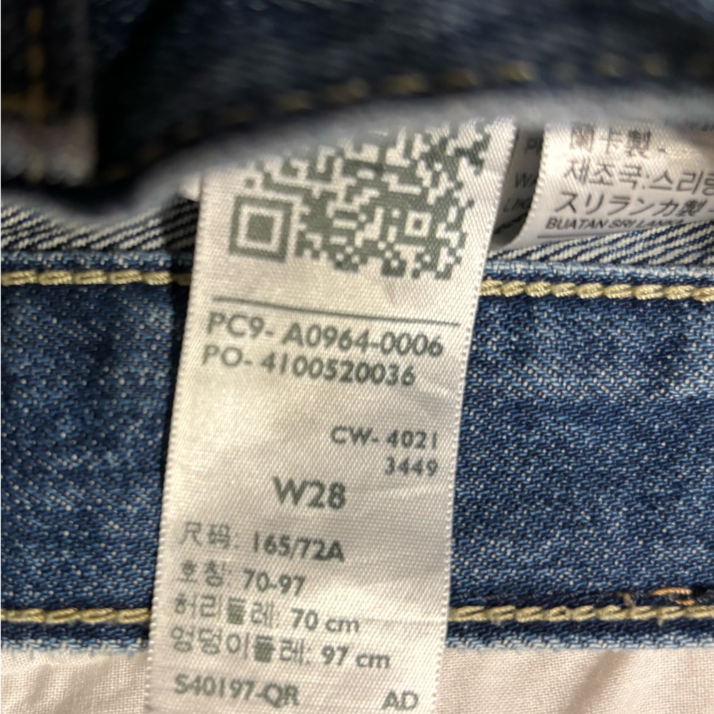 Distressed Blue Jeans - Picture 11 of 11